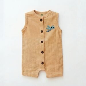 Blue Flutter Romper